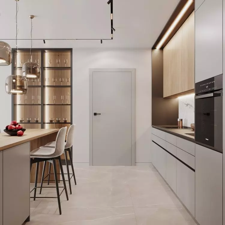 DRE Silia 10 door in Mat Cement color