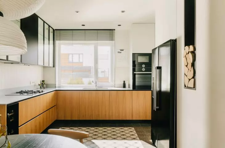 view of the kitchen