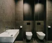 dark bathroom