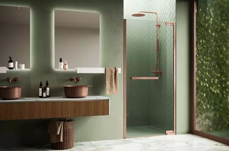 Door N180, rose gold color