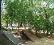 garden also serves as a playground