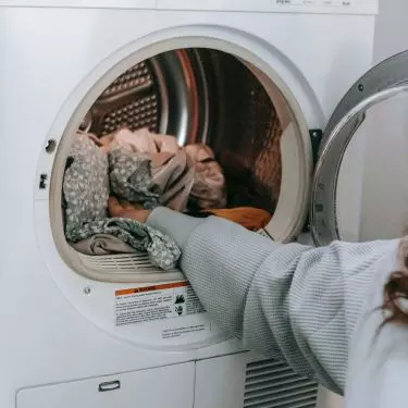 Using a washer-dryer, you don't have to carry your laundry around