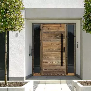 Exterior door old wood DZ89