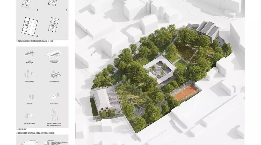 III Nagroda, proj.: Park Flora