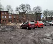 Teren dawnych koszar od strony ul. Grunwaldzkiej
