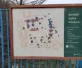 Cavallia at Matejki and Ulanska Streets in Poznan, overview information board 