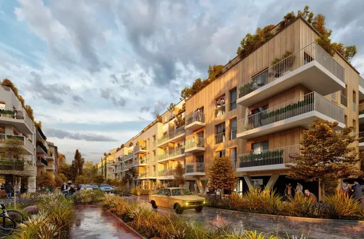 Cavallia at Matejki and Ulańska Streets in Poznań, visualization of residential development