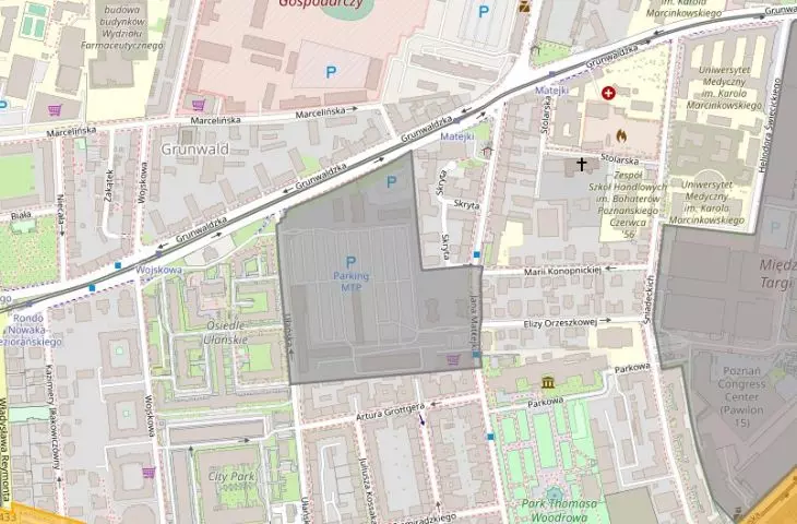 Obszar inwestycji Cavallia pokrywający się z mpzp uchwalonym w 2019 r.