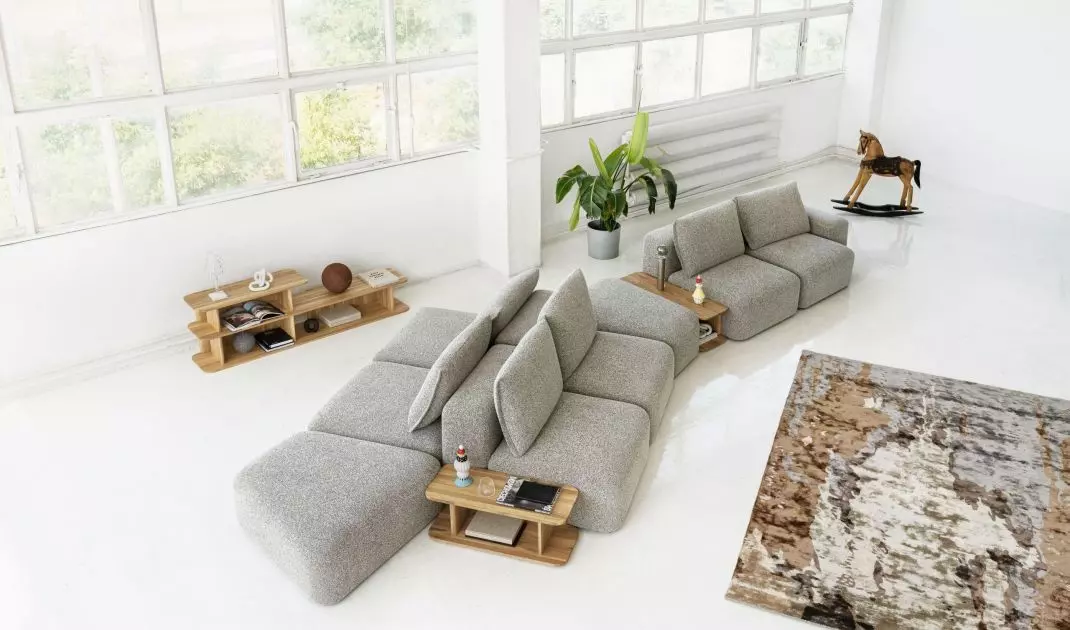 Modular furniture gives us many possibilities for arrangement