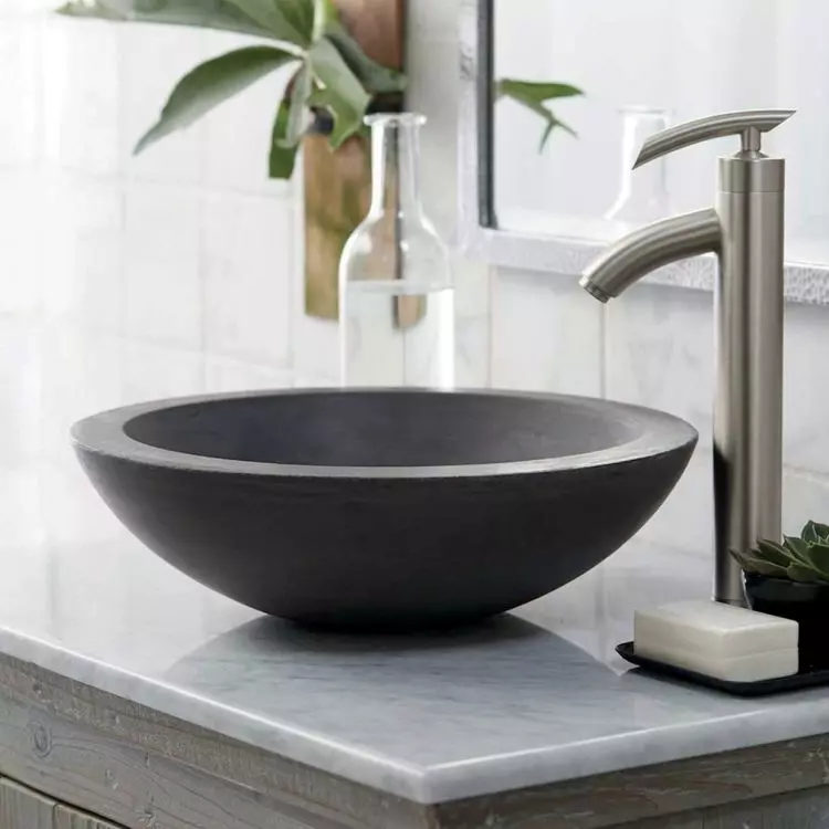 Concrete washbasin
