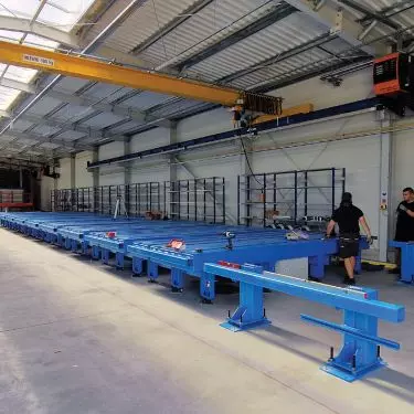 Automatic truss press