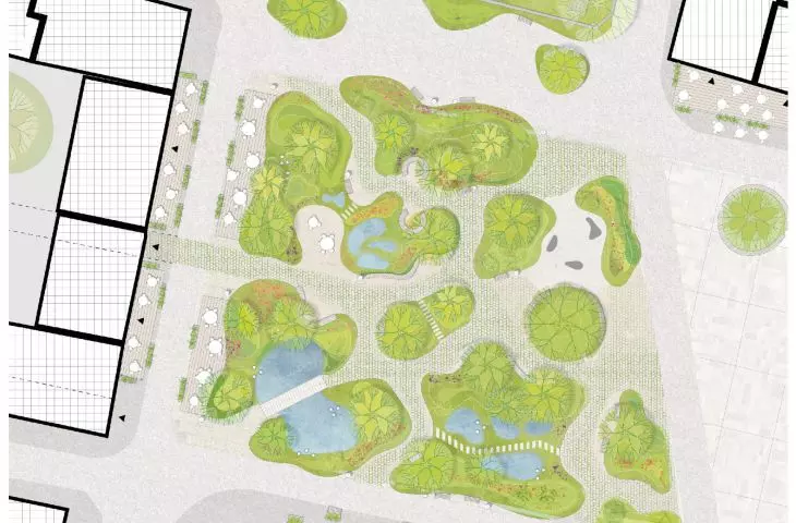 fragment of a land development plan