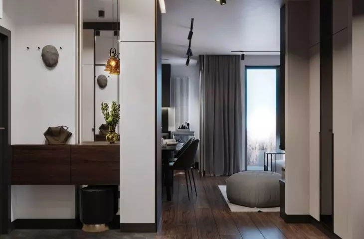 Minimalist lobby