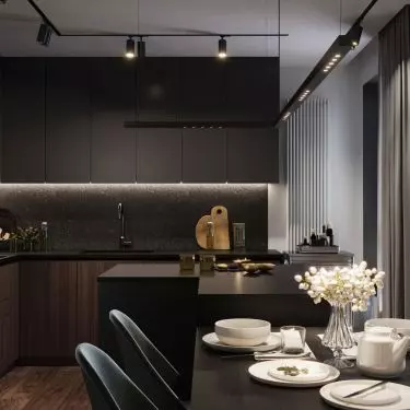 Kitchen with dining area 