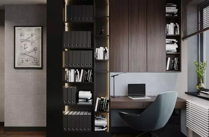 A small office