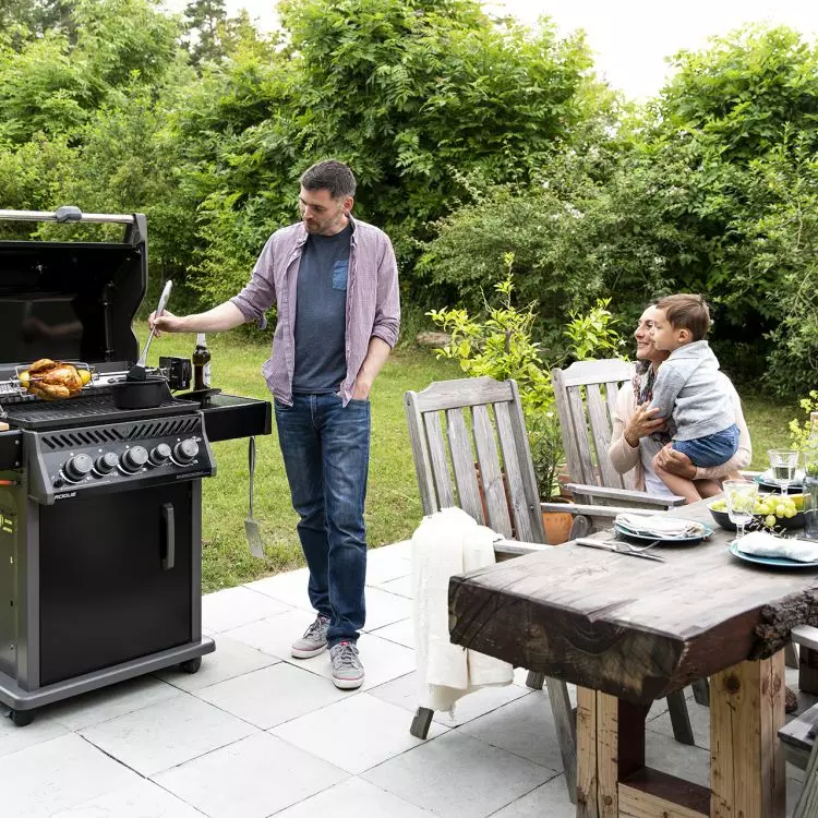 Napoleon gas grill can be your modern outdoor kitchen
