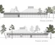 eastern and western elevations