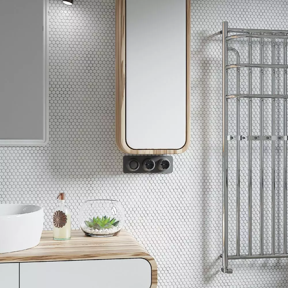 Minas radiator, chrome-plated version