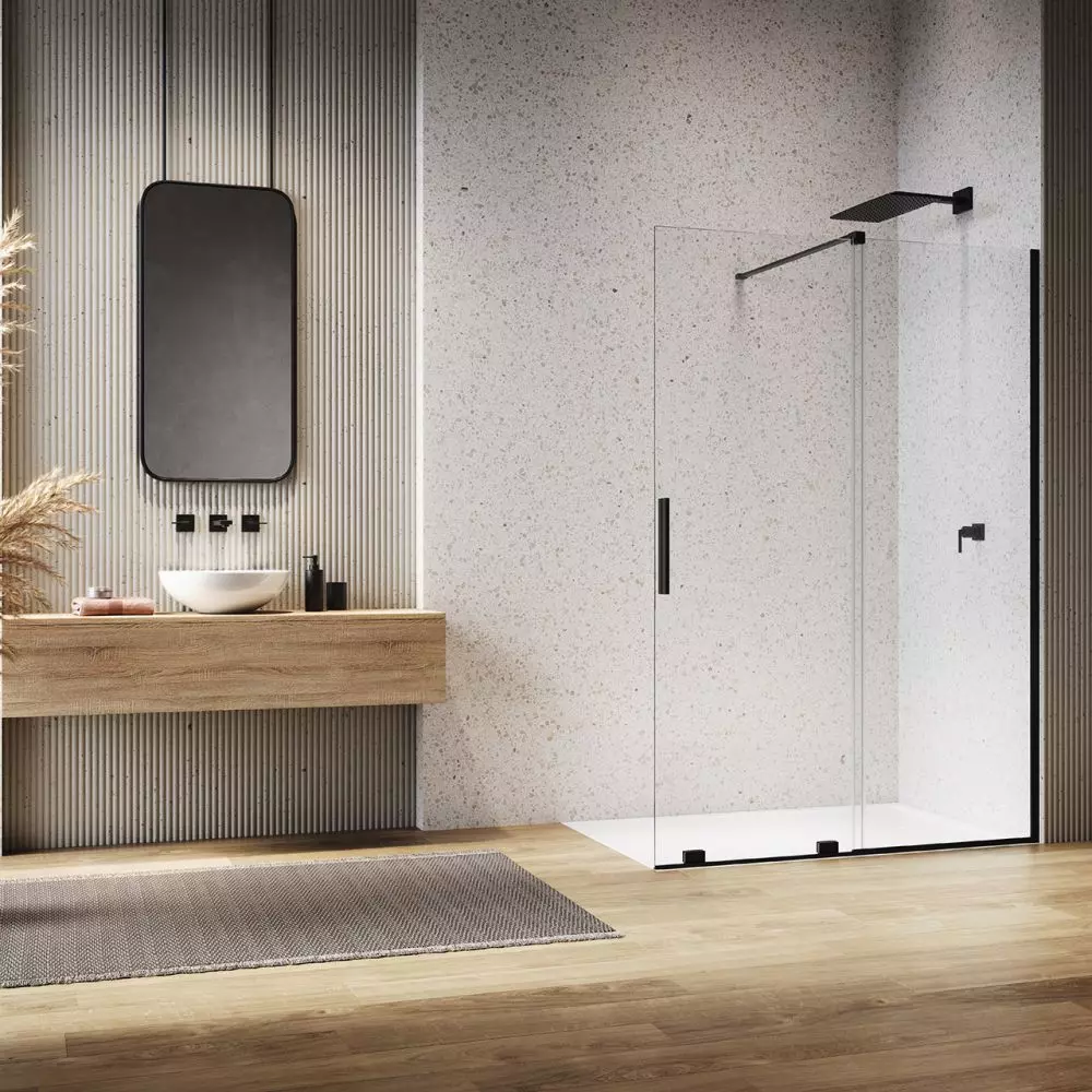 AMALIA D35S2 WALK-IN BLACK LINE