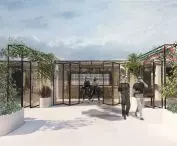 Anxiety therapy house project, terrace 