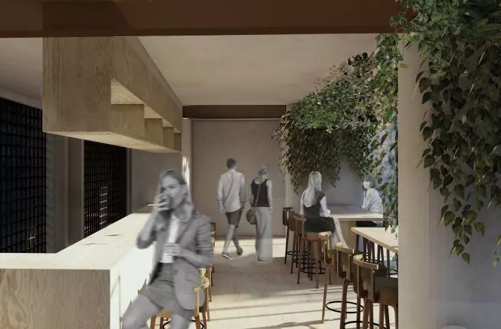 Bar on the fourth floor