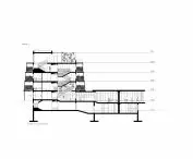 Anxiety therapy house design, cross section