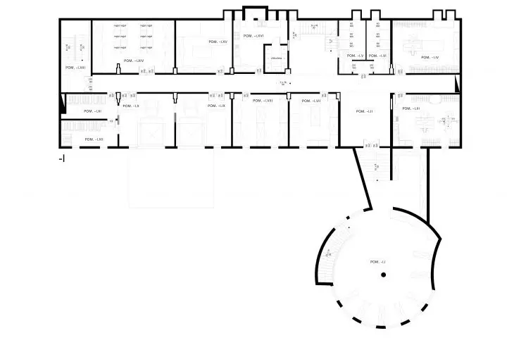 Anxiety therapy house project, floor plan -1