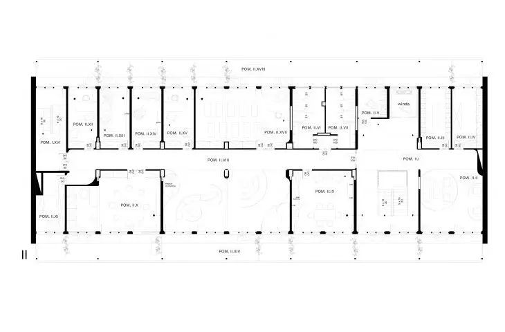Anxiety therapy house project, 2nd floor plan
