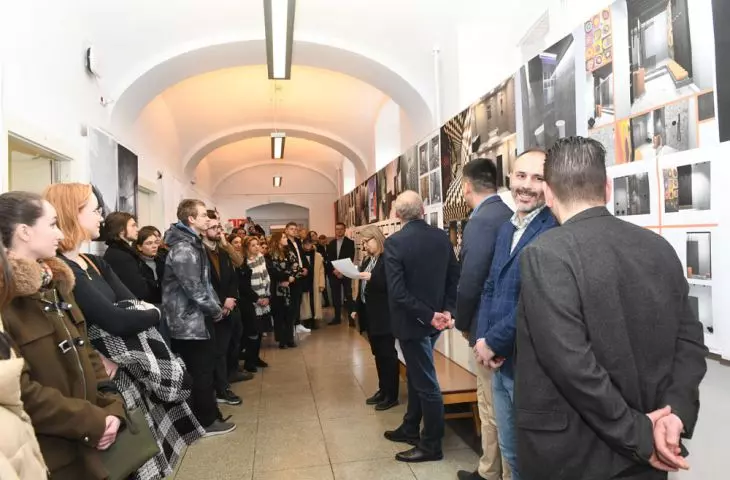 Wernisaż wystawy na Wydziale Architektury Politechniki Krakowskiej