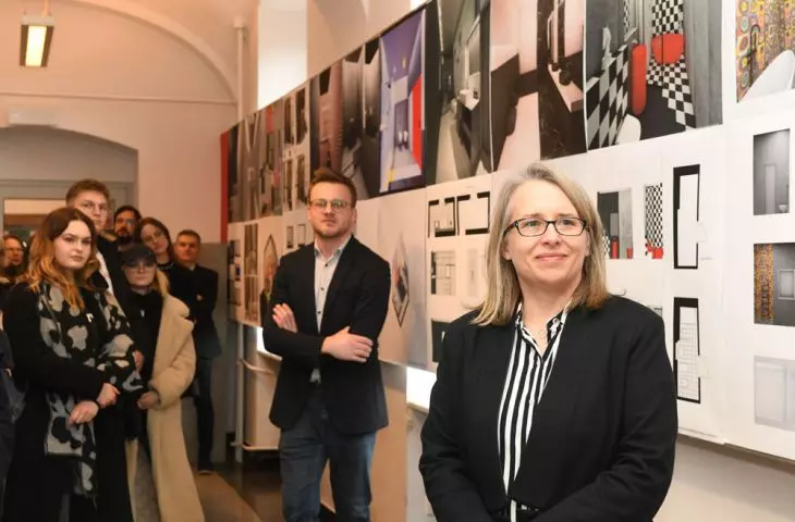 Prowadzący przedmiot Projektowanie wnętrz: dr Anna Melnik i Grzegorz Twardowski