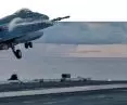 takeoff from the deck of a strike aircraft carrier is assisted by catapults - in a new generation of electromagnetic