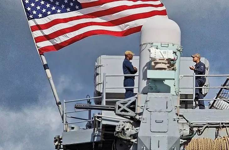  discussions on the aft deck; the sky is guarded by the so-called 