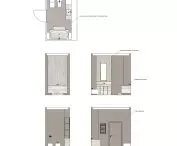 Projekt wnętrza łazienki w domu jednorodzinnym, proj.: Zuzanna Łomzik
