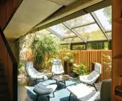 The winter garden is the unofficial heart of the house