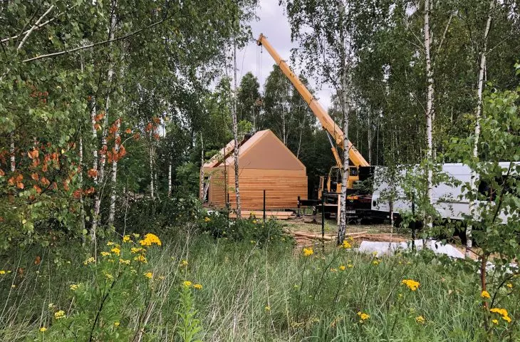 mobilny, modułowy, prefabrykowany BioDomek Junior, proj.: Pracownia eKodama Magdalena Górska