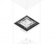 Design of the house of the dead, axonometry