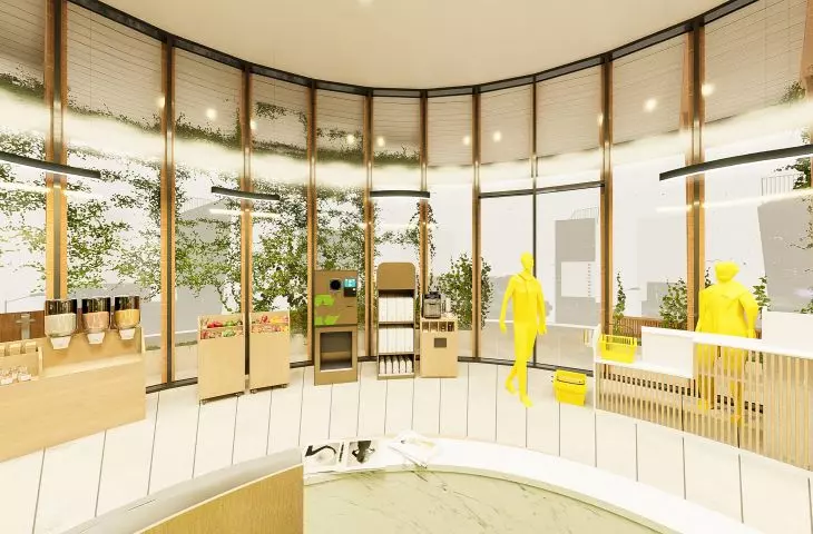 The interior of the Roundhouse. The space is inclusive adapted to the needs of all people