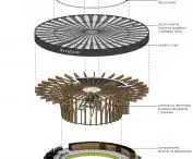 Roundhouse, axonometry