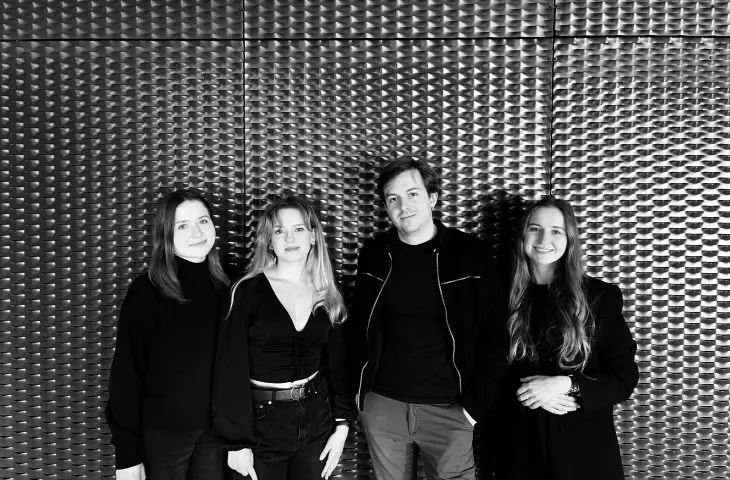 Project team, from left: Wiktoria Zalewska, Patrycja Skawicka, Piotr Skorupinski, Weronika Wodras 