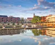 jedna z wrocławskich marin — marina Topacz