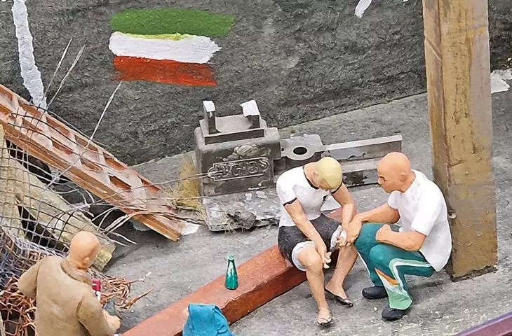 jeden z wrocławskich zakamarków sportretowany we wrocławskim Kolejkowie (które koniecznie trzeba zobaczyć!)