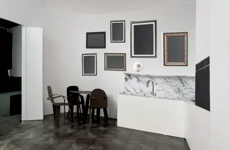 Kuchnia w projektowanym mieszkaniu