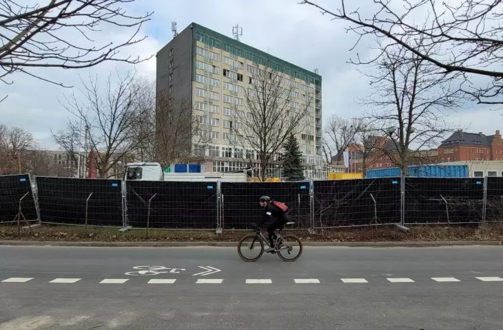 Former Ikar Hotel on Solna Street in Poznan