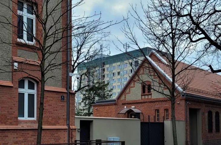 Former Ikar Hotel on Solna Street in Poznan
