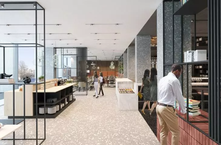 Bar interior design, visualization