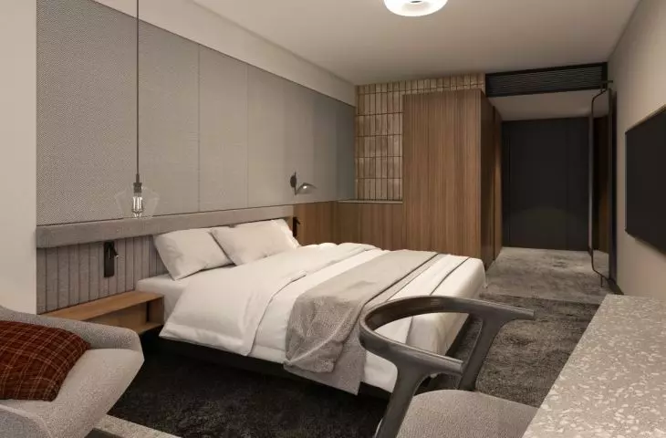 Interior design of a standard room