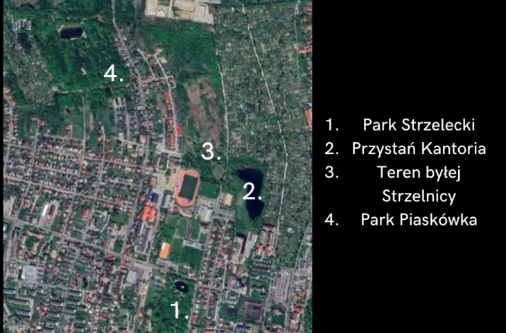 The grounds of the former Shooting Range provide a link between other green assumptions. They are the ones that could be combined into one central park