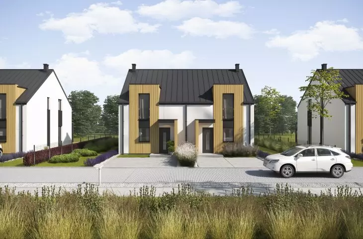 Osiedle domów dwulokalowych pod Wolbromiem