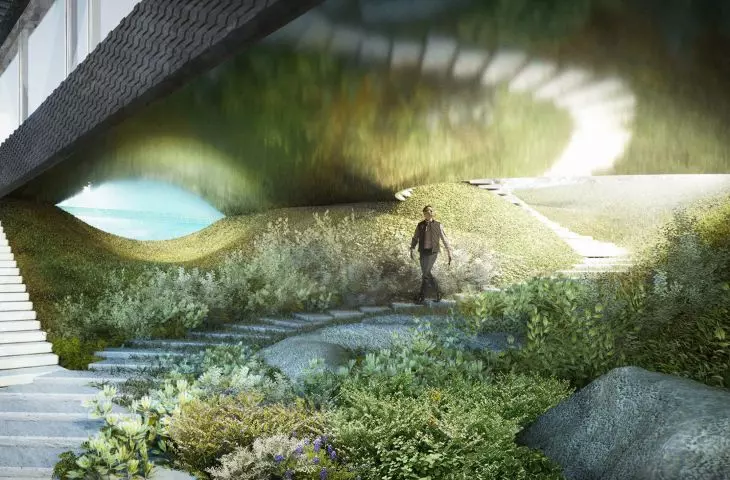 Visualization of the Grotto House