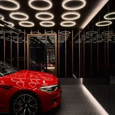 Garage resembles a showcase